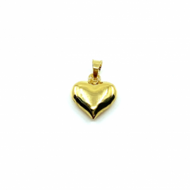 COLGANTE ORO 18KT CORAZON MEDIANO D11MM PESO G0,55