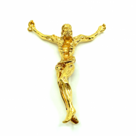 COLGANTE ORO 18KT CRISTO DALI D72X60MM PESO G57,45