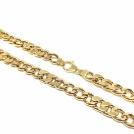 CADENA ORO 18KT CUBANA 4X2 70CM D8,95X3,22MM PESO G48,70