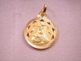 MEDALLA ORO 18KT ESCAPULARIO ANGUSTIAS C.JESUS PESO G2 D18MM