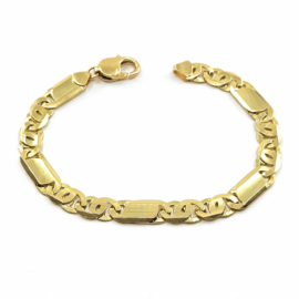 PULSERA ORO 18KT PLANA 20,5CM D7,8X2MM PESO G26,1