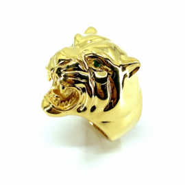 SELLO ORO 18KT CABEZA TIGRE D27X23MM PESO G13,25