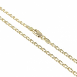 CADENA ORO MACIZA 18KT FORZADA PLANA 60CM D2,55MM PESO G9,4