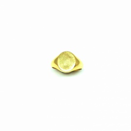 SELLO ORO 18KT MACIZO OVALADO 12X10MM PESO G5,75