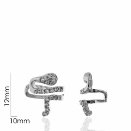 PENDIENTES PLATA 925 RODIADA EAR CUFF