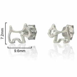 PENDIENTES PLATA 925 RODIADA PERROS