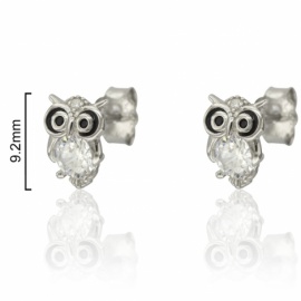 PENDIENTES PLATA 925 RODIADA BÚHOS