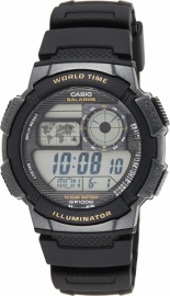 CASIO WORLD TIME CAUCHO