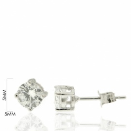 PENDIENTES PLATA 925 RODIADA