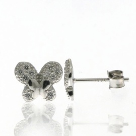 PENDIENTES PLATA 925 RODIADA MARIPOSAS