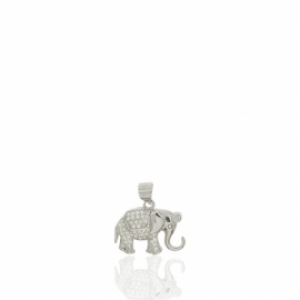 COLGANTE PLATA 925 RODIADA ELEFANTE CON CIRCONITAS