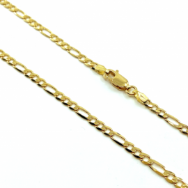 CADENA ORO 18 KT MACIZA 3X1 LONGITUD 60 CM D2,80X0,75 PESO G7,6