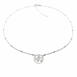 GARGANTILLA PLATA 925 RODIADA MAMÁ 40+2CM