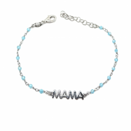 PULSERA PLATA 925 RODIADA MAMÁ 18CM