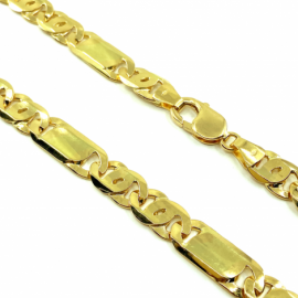 CADENA ORO 18KT ITALIANA PLANA 60CM D10X2,2MM PESO G113