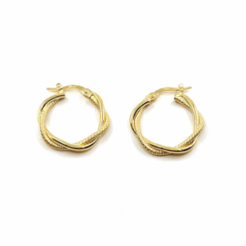 AROS ORO 18KT TUBO TRENZADO D15X2,8MM PESO G1,65