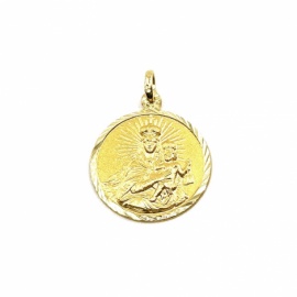 MEDALLA ORO 18KT VIRGEN CARMEN D20MM PESO G3,85