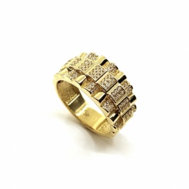 ANILLO ORO 18KT ROLEX CIRCONITAS D13X3,5MM PESO G13,20