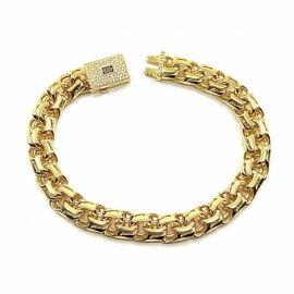 PULSERA ORO 18KT RECTANGULAR D10X5,20MM 21CM PESO G29,00