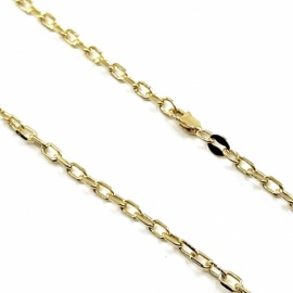 CADENA ORO 18KT FORZADA 3MM 50CM PESO G5,35