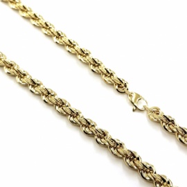 CORDON ORO 18KT SALOMONICO 7,5MM 60CM PESO G29,30