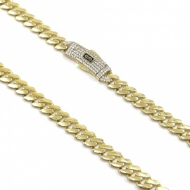 CADENA ORO 18KT MONACO D6,25X2MM 60CM PESO G23,95