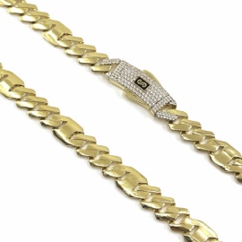 CADENA ORO 18KT MONACO D9,5X2,5MM 60CM PESO G35,70