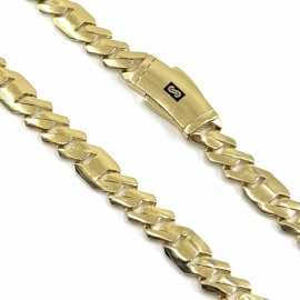 CADENA ORO 18KT MONACO D11,5X2,5MM 60CM PESO G42,50