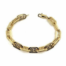 PULSERA ORO 18KT GRECA TORSION D8,5X3MM 19CM PESO G12,15