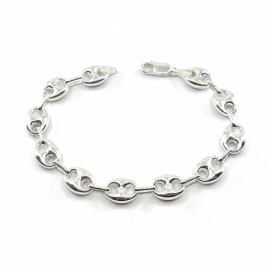 PULSERA PLATA 925 CALABROTE D9MM 20CM