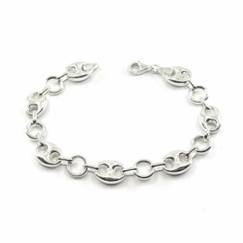 PULSERA PLATA 925 CALABROTE D9MM 20CM