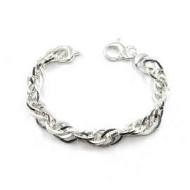 PULSERA PLATA 925 ESLABONES D8,5MM 20CM