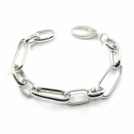 PULSERA PLATA 925 ESLABONES D12,5MM 20CM
