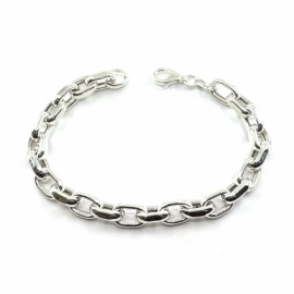 PULSERA PLATA 925 ESLABONES D8MM 20CM