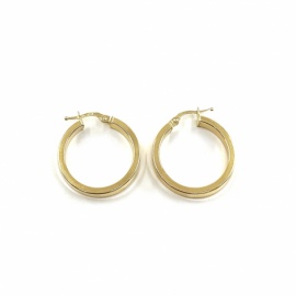 AROS ORO 18KT TUBO CUADRADO D10X3,90MM PESO G1,75