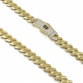 CADENA ORO 18KT MONACO 60CM D8X2,5MM PESO G31,65