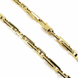 CADENA ORO 18KT CLIPS 60CM D20X6MM PESO G32,75