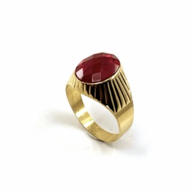 SELLO ORO 18KT OVAL D16X12MM PESO G6,5