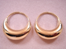 AROS ORO 18KT MORCILLA GRANDE D18X4MM PESO 1,95G