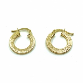 AROS ORO 18KT PLANO GRECA D10X3MM PESO G1,45