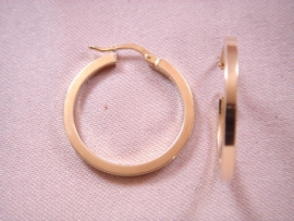 AROS ORO 18KT PLANO LISO 21MM D2X1,9MM PESO G1,85