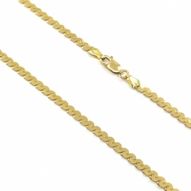 CADENA ORO 18KT ESE DOBLE 60CM D2,8X1,15MM PESO G20,5