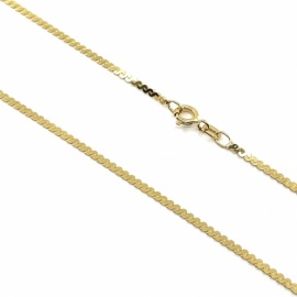 CADENA ORO 18KT ESE DOBLE 60CM D1,80X0,60MM PESO G8,8