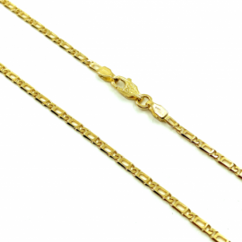 CADENA ORO 18KT OCHADO D2MM 60CM PESO G6,25