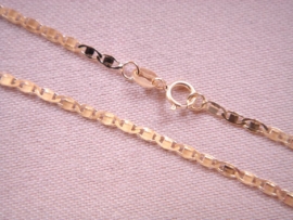 CADENA ORO 18KT 45CM D1,60X0,40MM PESO G2,35