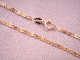 CADENA ORO 18KT 50CM D1,6X0,4MM PESO G2,65