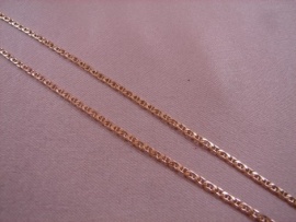 CADENA ORO 18KT BANANA 60CM PESO G3,5 D2X1MM