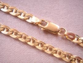 CADENA ORO 18KT TRAVESIÑO 60CM D3,3X1,15MM PESO G15,75