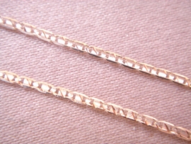 CADENA ORO 18KT PLANA 45CM D1,75X0,4MM PESO G2,40