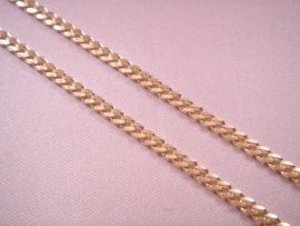 CADENA ORO 18KT ALMENDRADA 60CM D3,70X1,35MM PESO G21,45